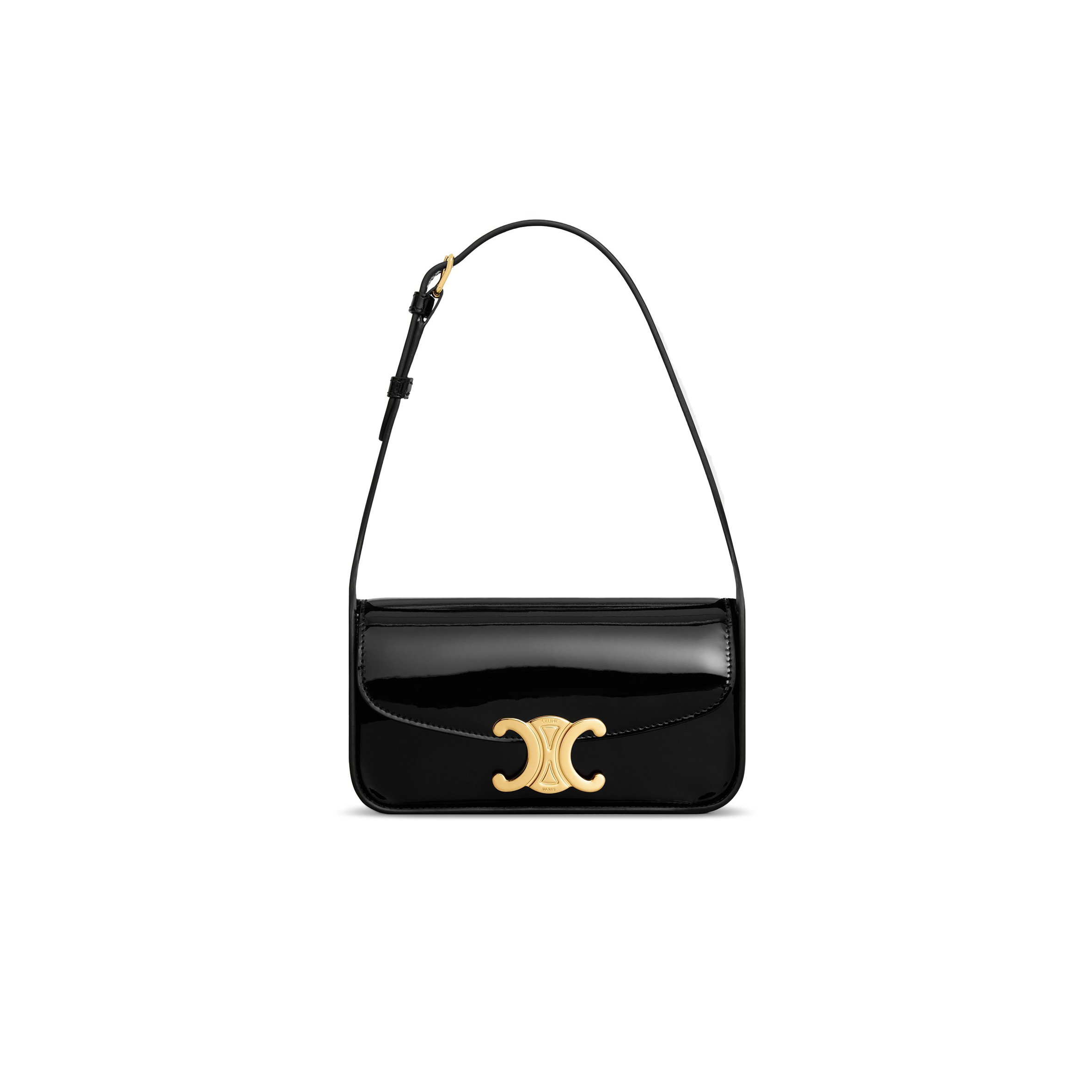 CELINE TRIOMPHE SHOULDER BAG 118313FZI.38NO (20.5*11*5.5cm)